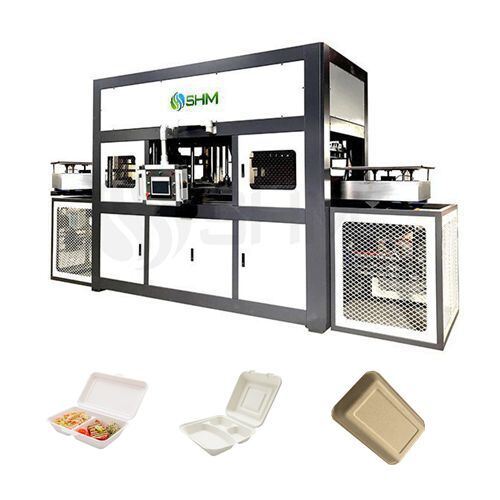 Αυτόματη Μηχανή Κατασκευής Χυτευμένου Πολτού από Μπαγκάσα Ζαχαροκάλαμου για Γραμμή Παραγωγής Καπακιών Χάρτινων Κυπέλλων